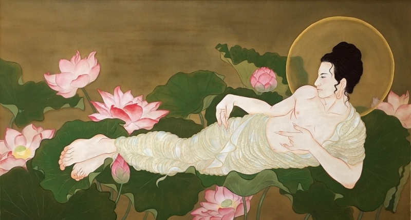 kimura Reclining Buddha in the Lotus Pond, 2019