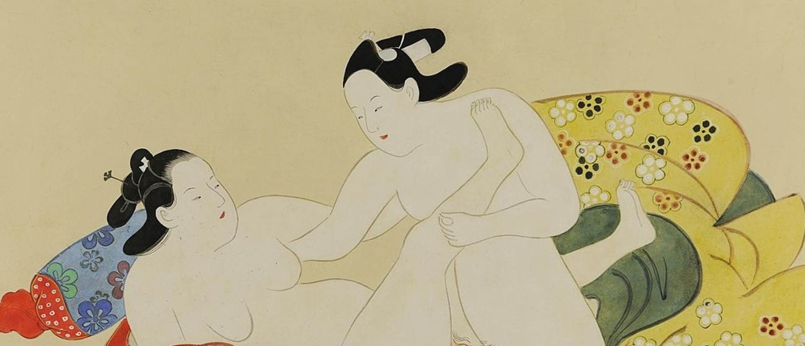 The Amusing Set of 12 Shunga Pictures Attributed To Torii Kiyonobu I, Part One