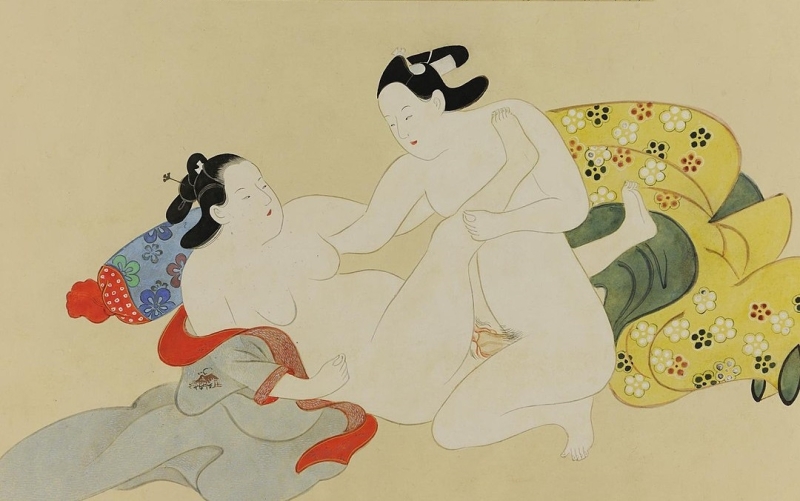 kiyonobu Youth and a courtesan