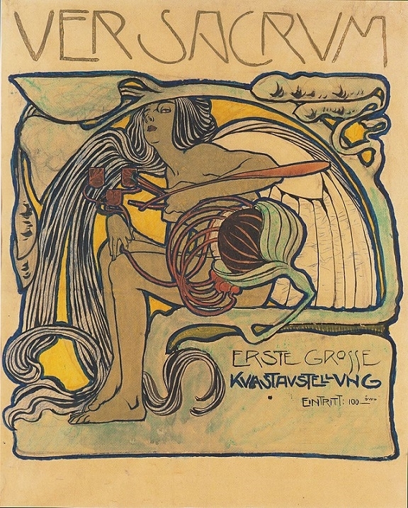 koloman moser Plakatentwurf