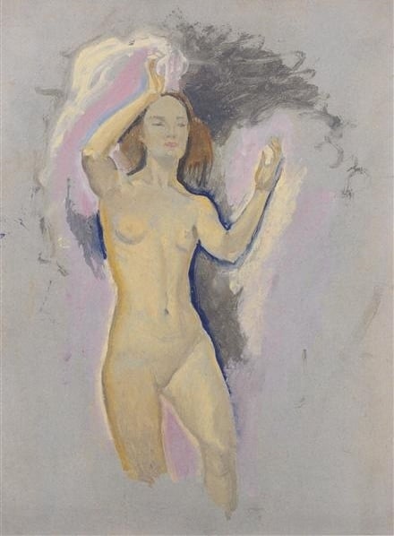 Koloman Moser Study for ‘Venus in the grotto