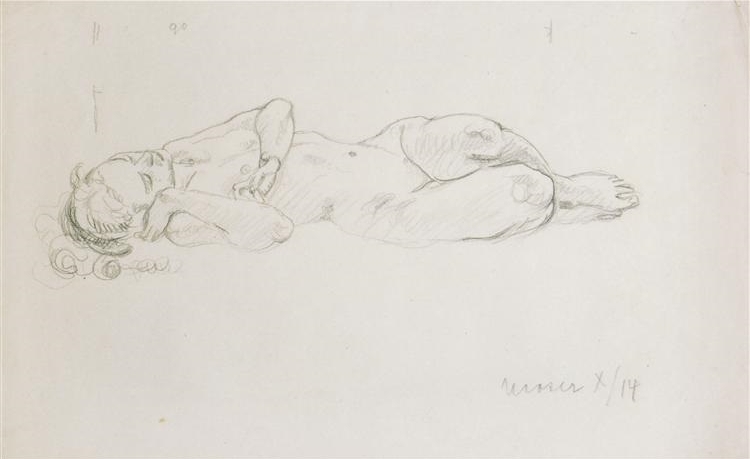 Koloman Moser Study to mermaid