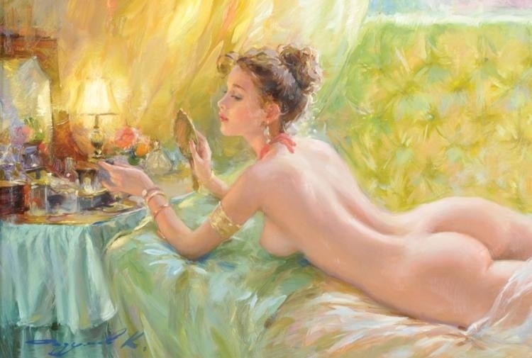 Konstantin Razumov Lying nude