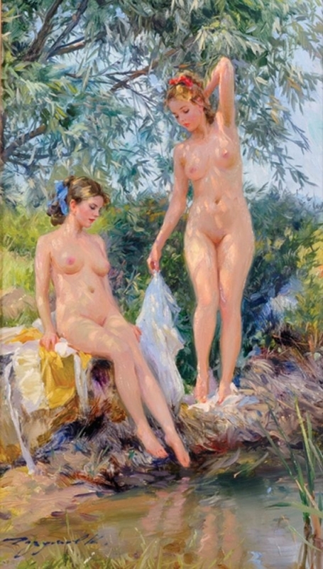 Konstantin Razumov  Nude bathers