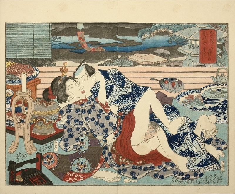 kunimori japanese shunga art