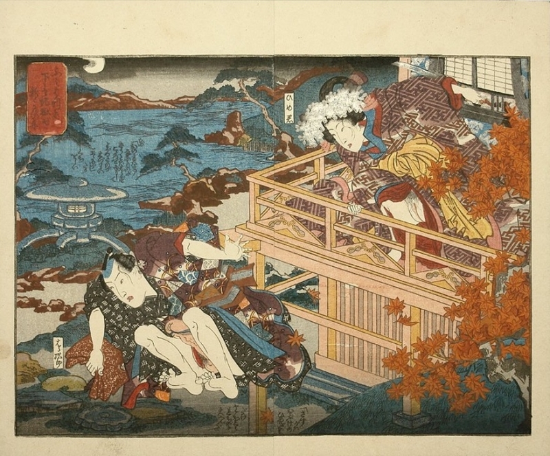 kunimori shunga print