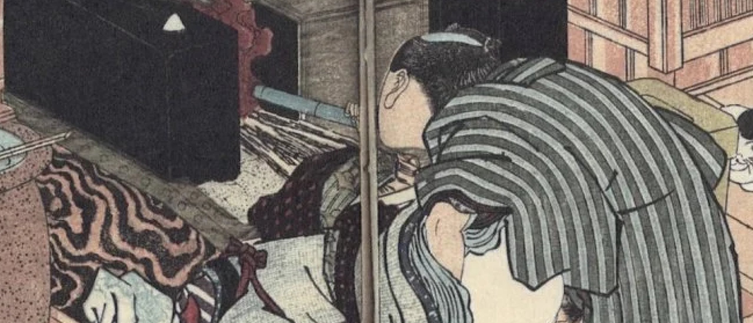 Sex During Housekeeping As Seen By the Cat Lover Kuniyoshi