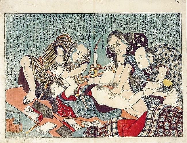 Kuniyoshi rape shunga scene