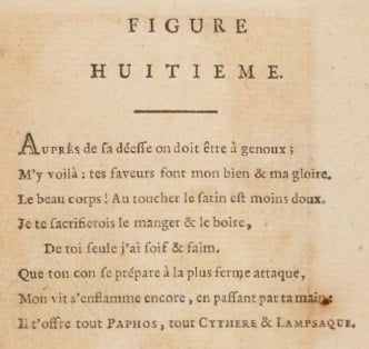 Laretin Pose Eight. French text