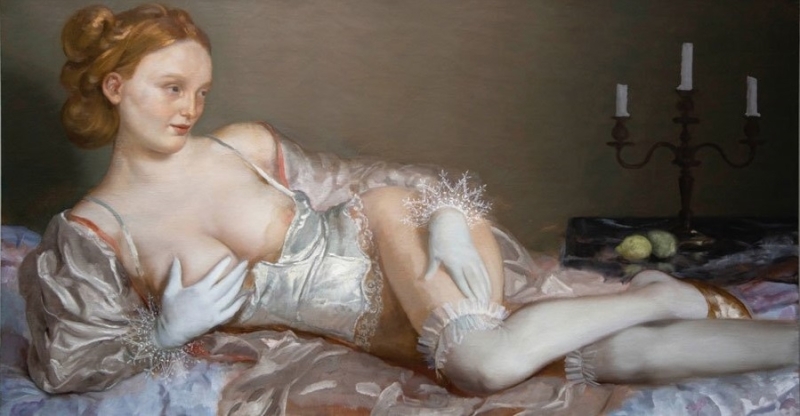 Lemons and Lace by John Currin