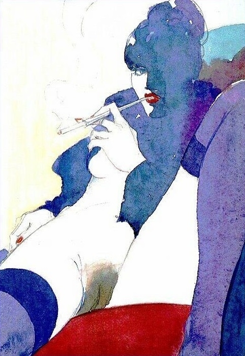 leone frollo erotic watercolor