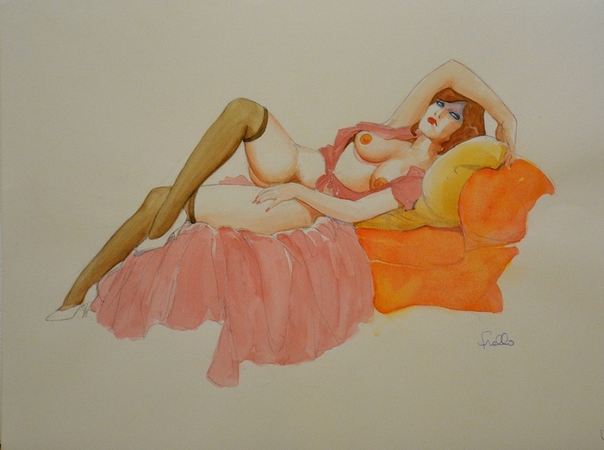 leone frollo watercolor