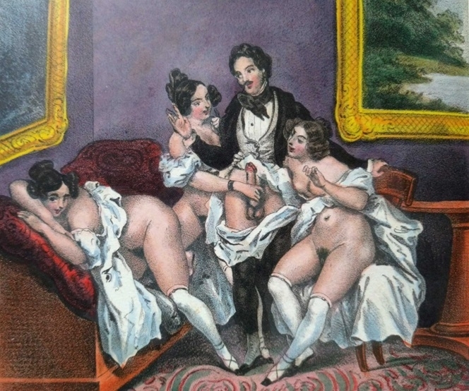 Les Petits Jeux V (little games), lithograph, 1840, anonymous