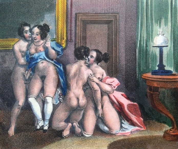 Les Petits Jeux VI (little games), lithograph, 1840, anonymous