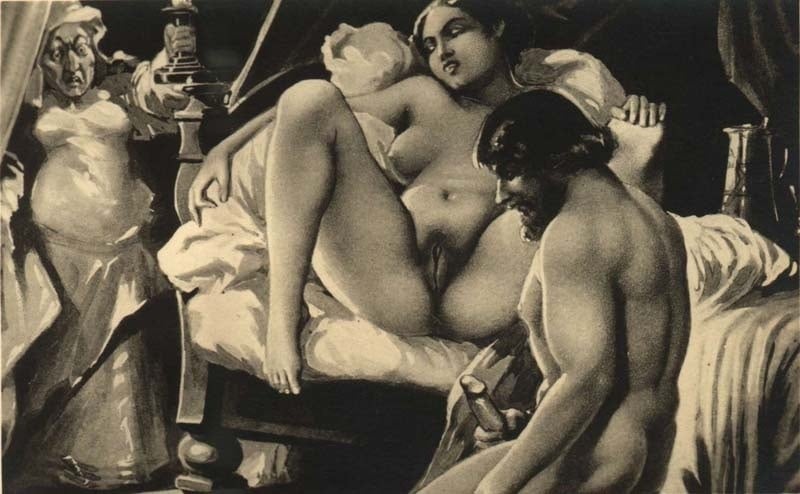 Les Sonnets Luxurieux (1892) de Pietro Aretino, art illustrations by Paul Avril