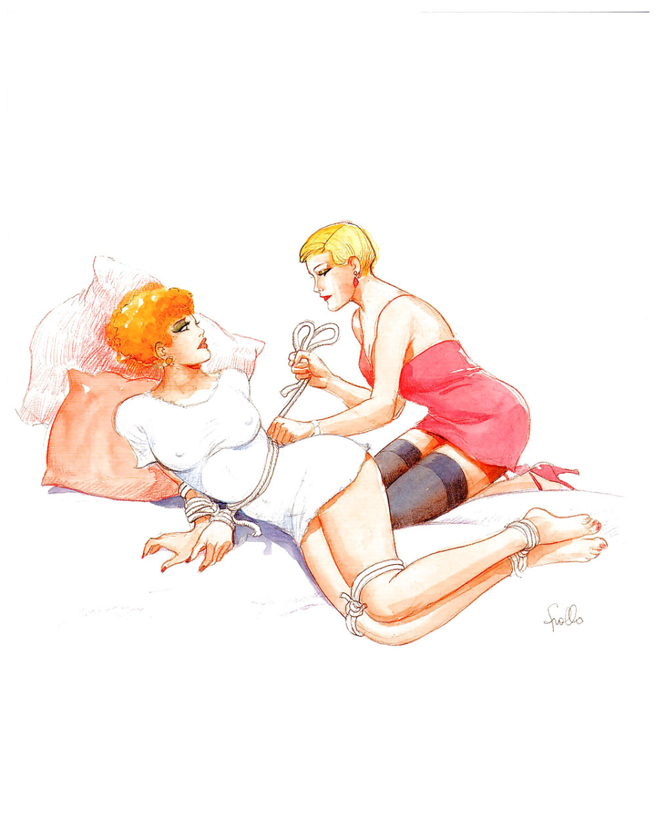 lesbian art leone frollo