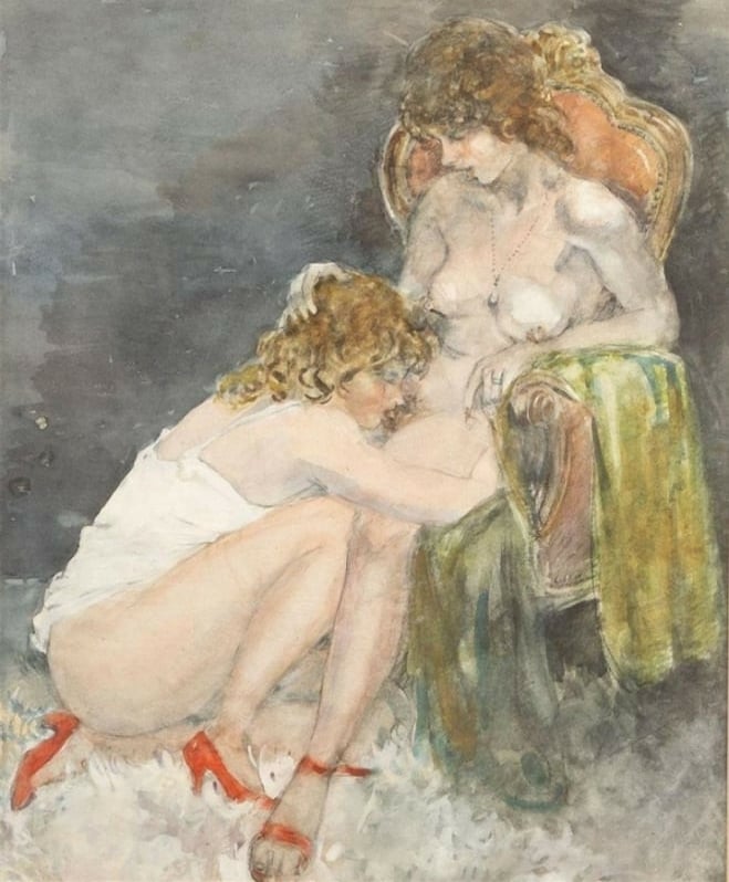 lesbian scene by Harry Maas