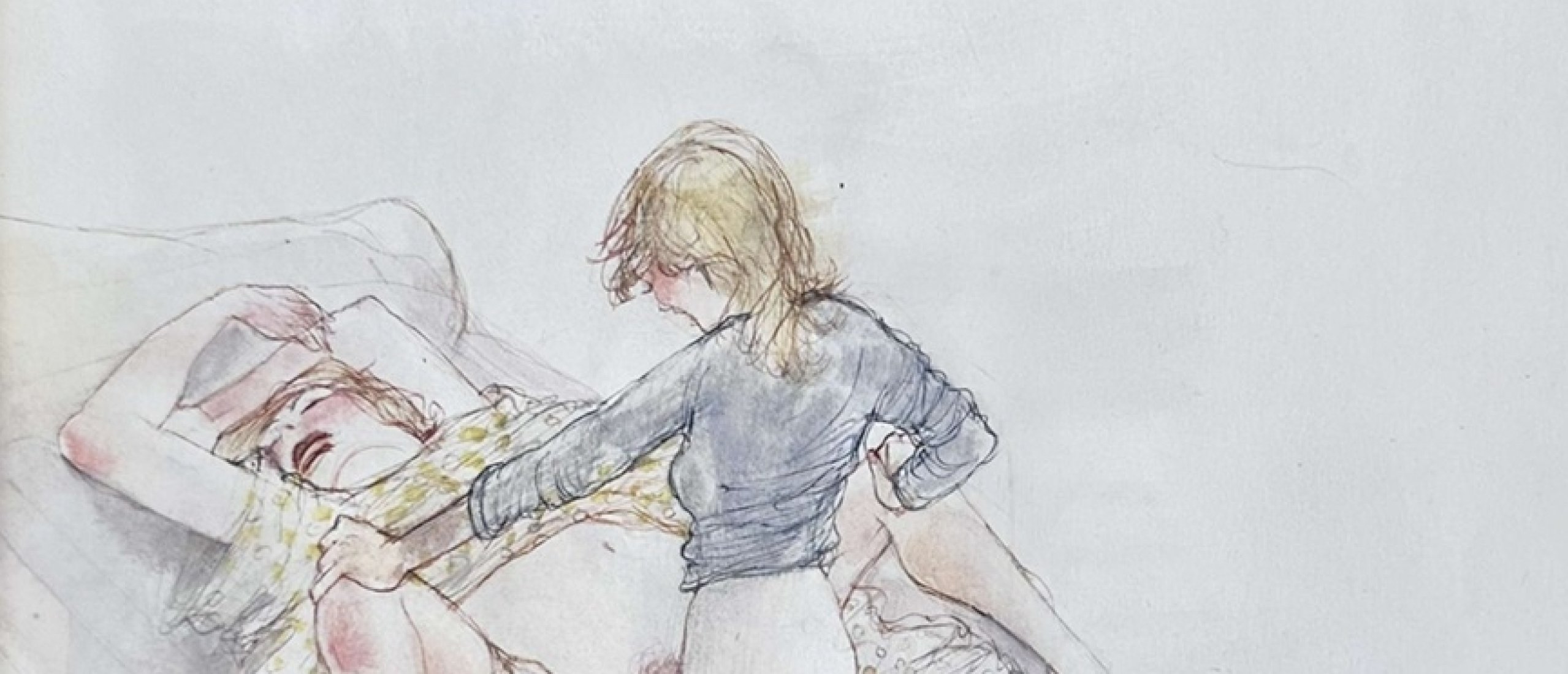 lesbian sex with strap-on dildo by Otto Rudolph Schatz