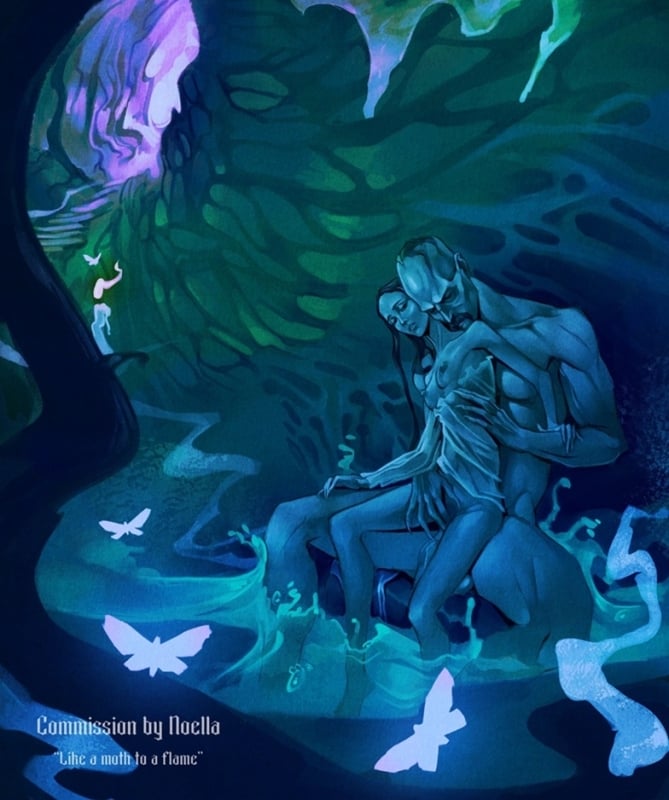 Like a Moth to a Flame by Belceboo