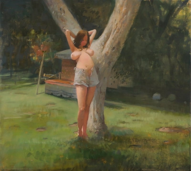 Lisa Yuskavage, “Naked Neighbor