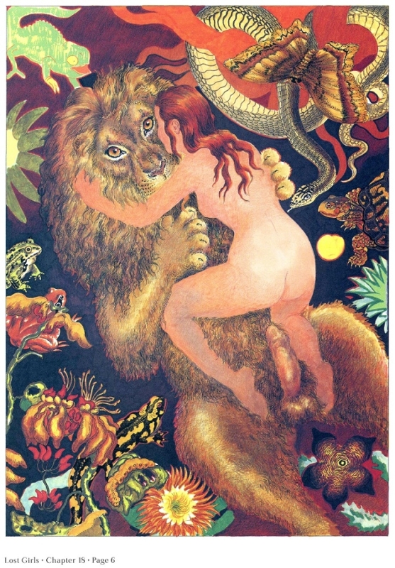 Lost Girls Lion with nude girl