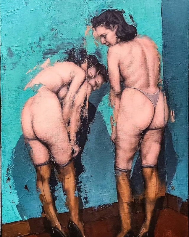 Louis Braquet, Duet in Blue, 2024 Louis Braquet, Duet in Blue, 2024
