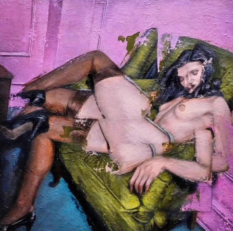 Louis Braquet Nude in Chair Louis Braquet Nude in Chair