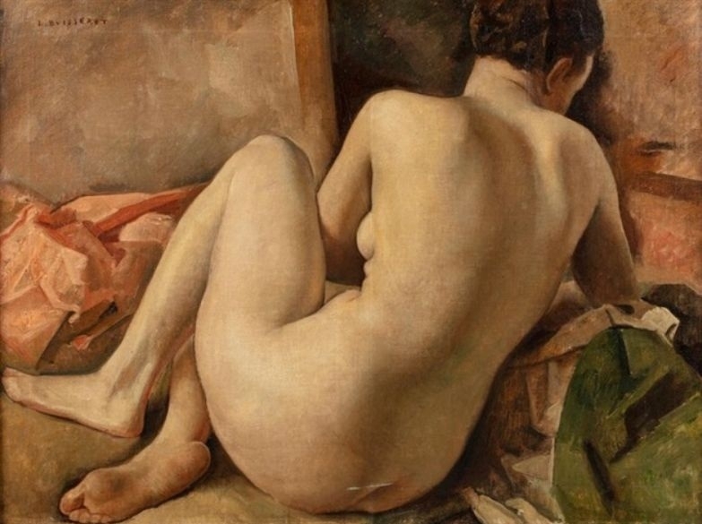 Louis Buisseret, Nu de Dos, 1930s Louis Buisseret, Nu de Dos, 1930s