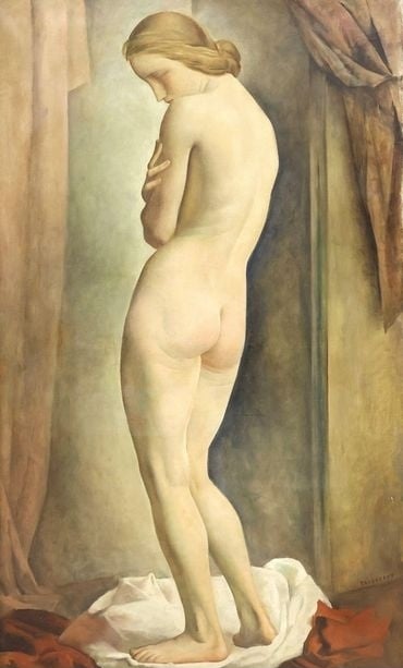 Louis Buisseret, Nude Female Portrait, n.d. Louis Buisseret, Nude Female Portrait, n.d.