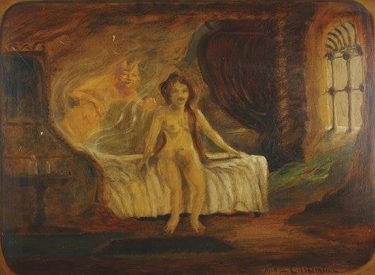 Louis Eilshemius, Dreaming of Temptation, 1918