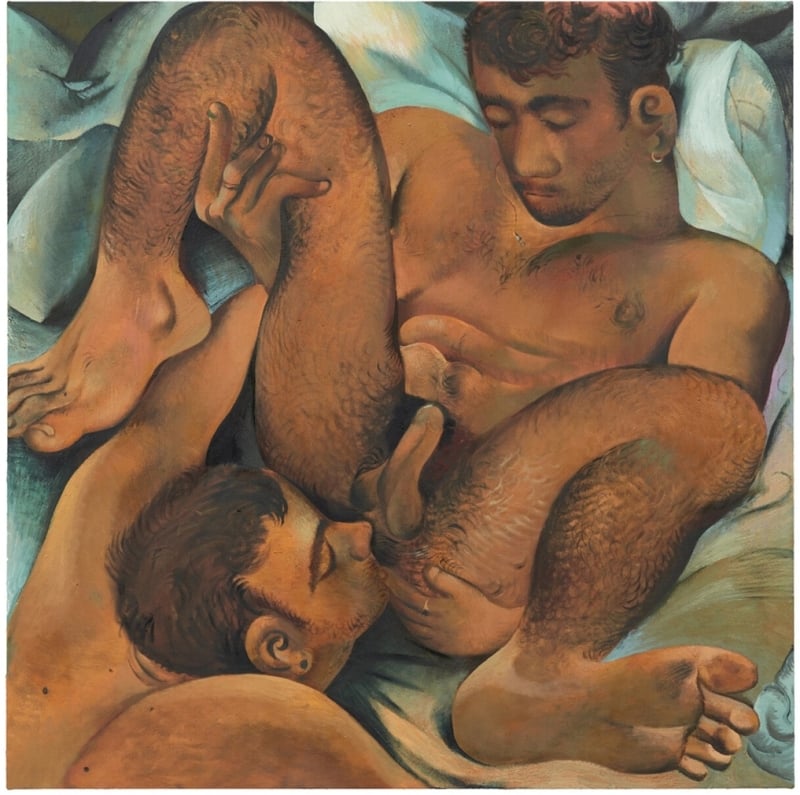 Louis Fratino, Kiss, 2023 Louis Fratino, Kiss, 2023