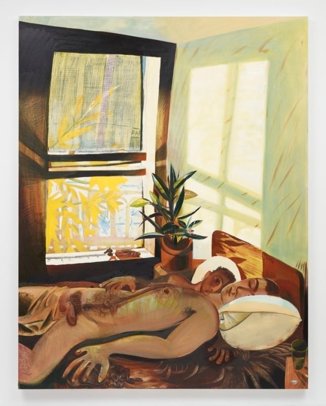 Louis Fratino, Waking up first, hard morning light, 2020 Louis Fratino, Waking up first, hard morning light, 2020