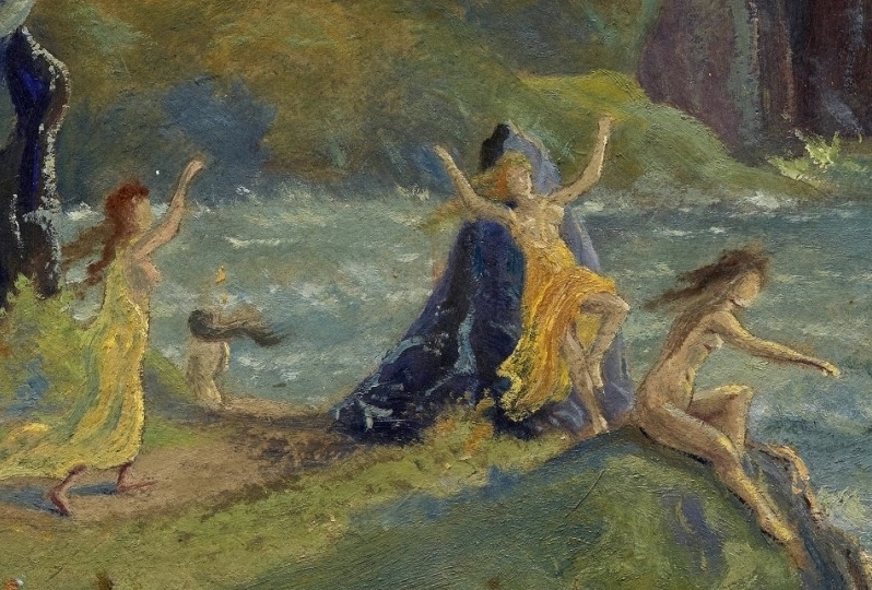 Louis Michel Eilshemius, Sirens of The Sea, 1908 (detail)