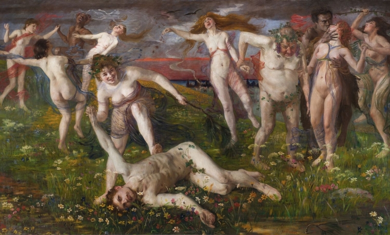 Lovis Corinth, Bacchanalia, 1896