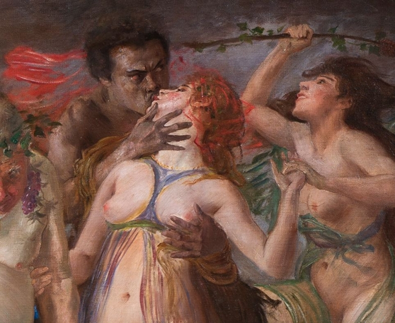 Lovis Corinth, Bacchanalia, 1896 (detail 