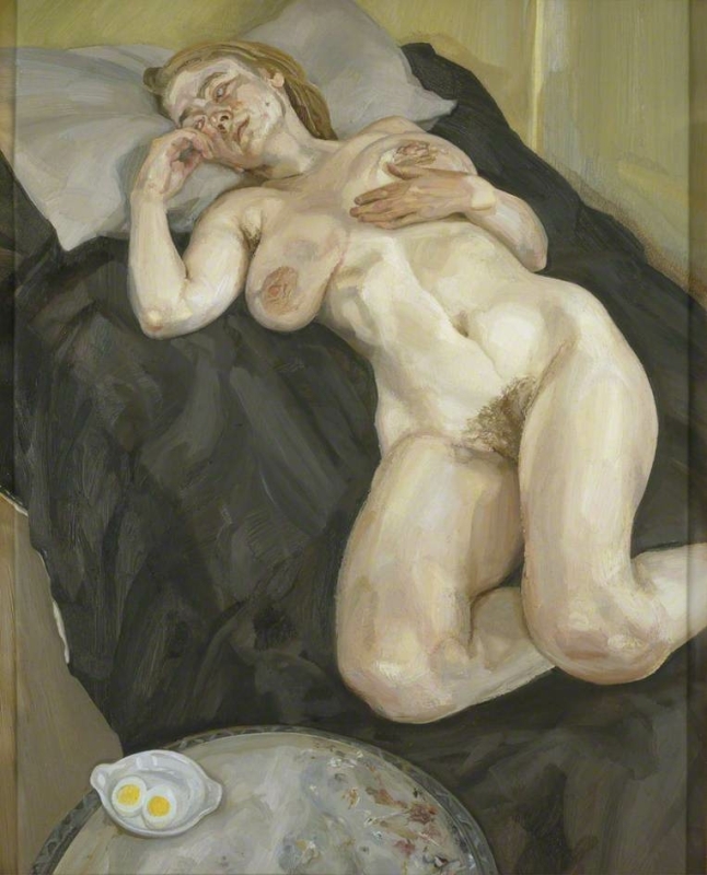 Lucian Freud Naked Girl with egg