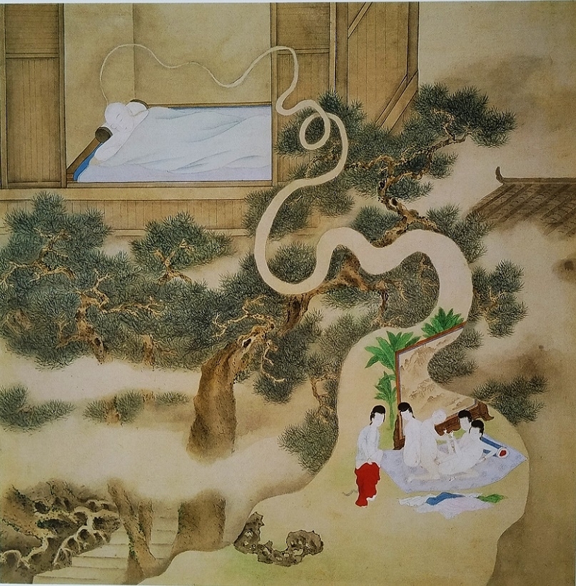 lustful dream Chinese erotic painting