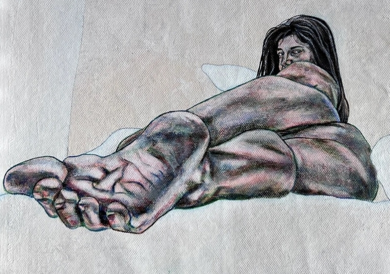 Lying Nude No.3 by Giuliano Amedeo Tosi