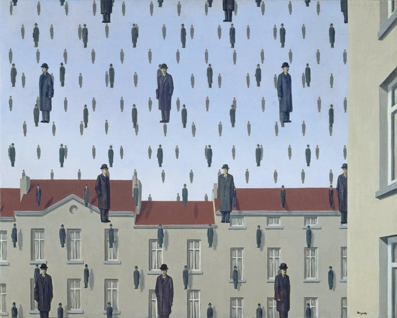 Magritte, Golconde, 1953