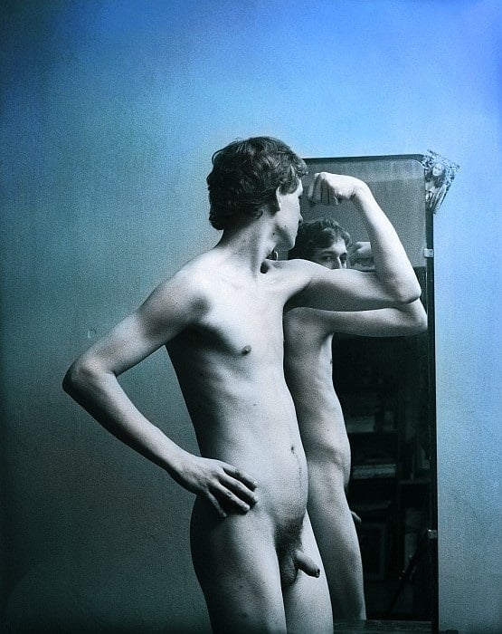 man in front of a mirror sarah saudek