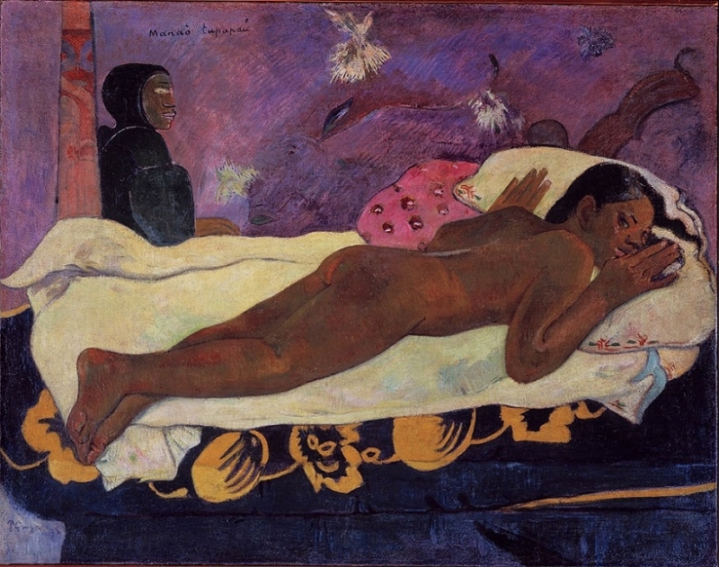 Manao Tupapau (Spirit of the Dead Watching)' (1892) by Paul Gauguin