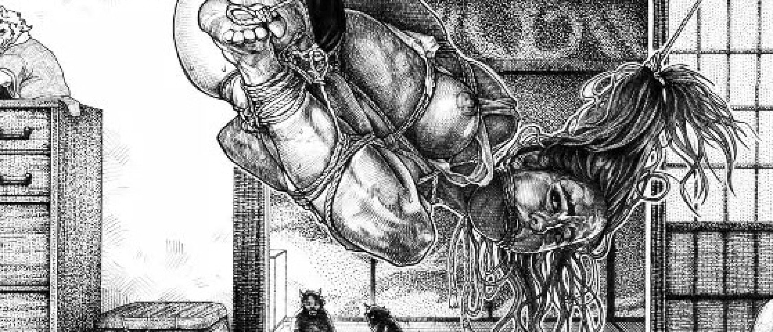 Manuela Schiano kinbaku (detail)