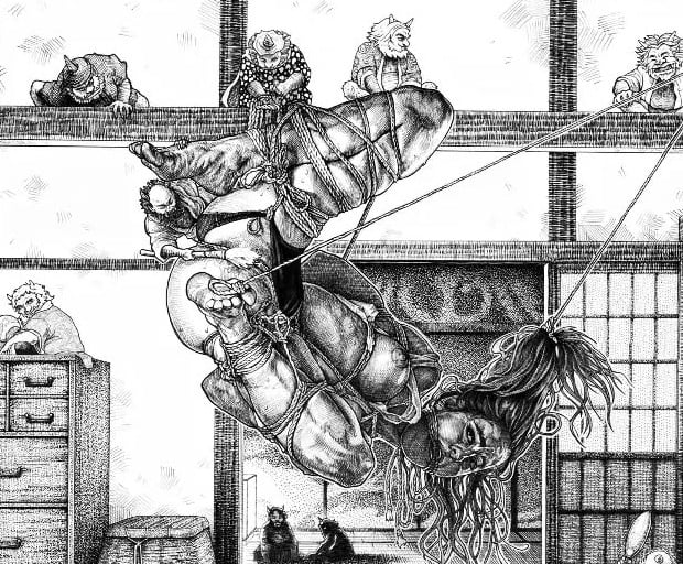 Manuela Schiano kinbaku (detail) Manuela Schiano kinbaku (detail)