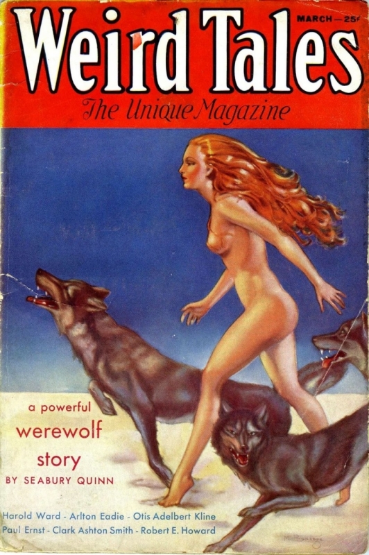 March Cover Weird Tales Margaret Brundage