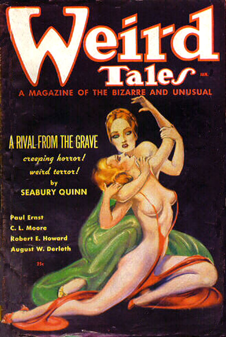 Margaret Brundage cover Weird Tales