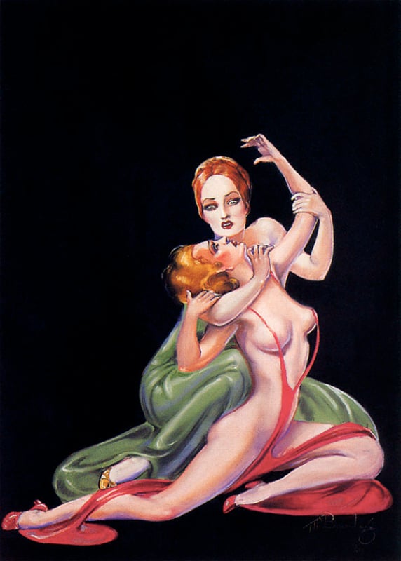Margaret Brundage pulp cover art
