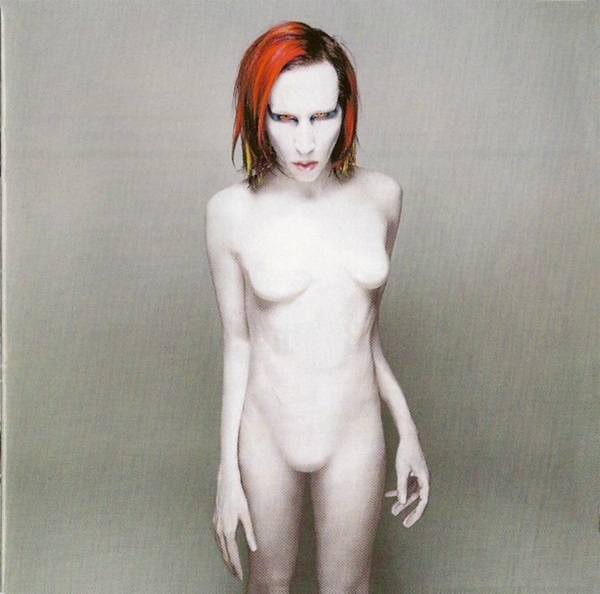 Marilyn Manson on the cover of Mechanical Animals