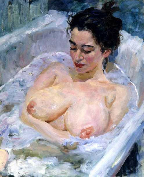 'Marina in the bath' by Viktor Alexandrovich Lyapkalo 'Marina in the bath' by Viktor Alexandrovich Lyapkalo