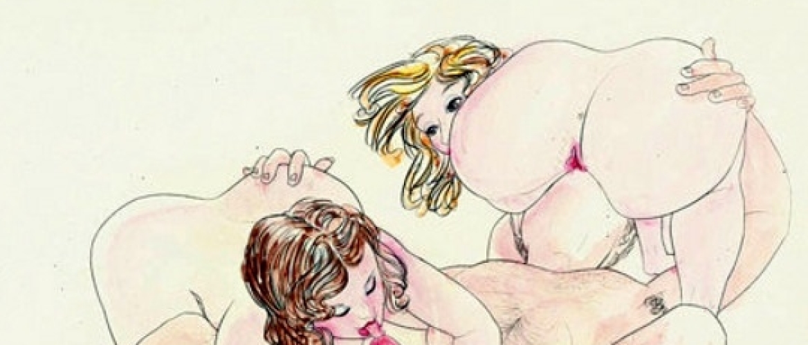 French Porn Drawings - Rare Erotic Drawings of the Obscured French Artist Mario Tauzin