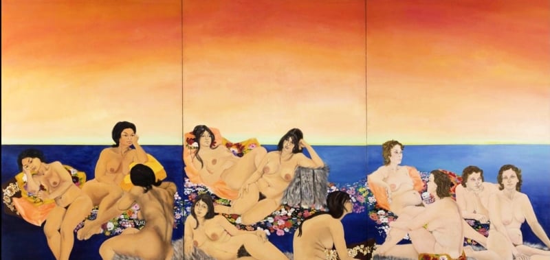 Martha Edelheit, Women in Landscape, 1966-1968 Acrylic on canvas Martha Edelheit, Women in Landscape, 1966-1968 Acrylic on canvas